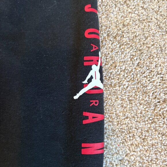 Air Jordan Track pants joggers sweat pants Black Size 18M - Picture 3 of 8